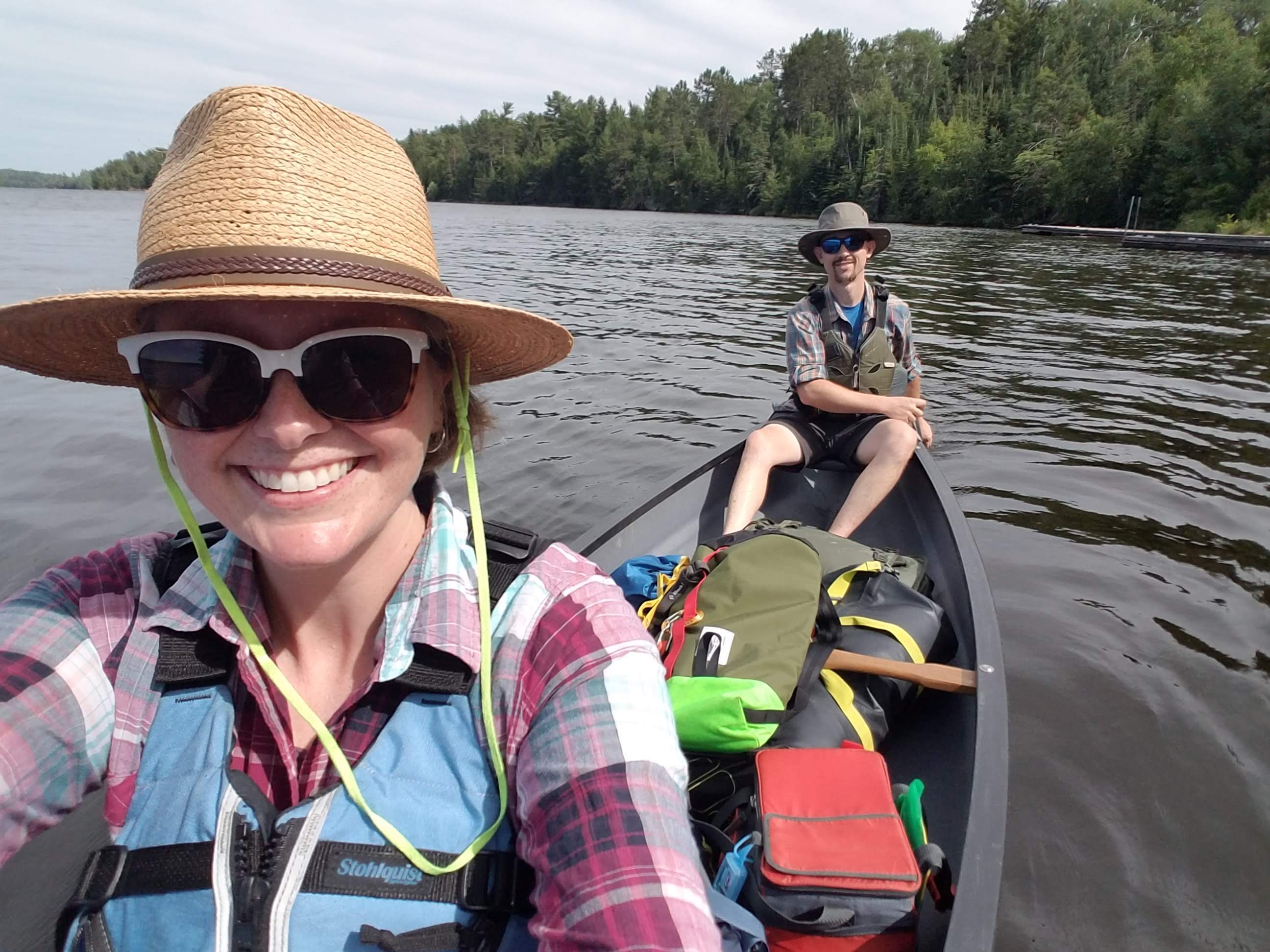 Voyageurs paddle