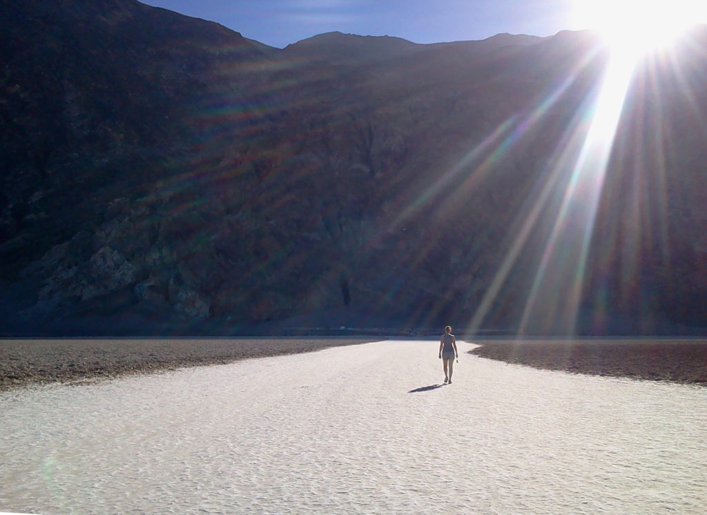 Death Valley National Park_Badwater lens flare