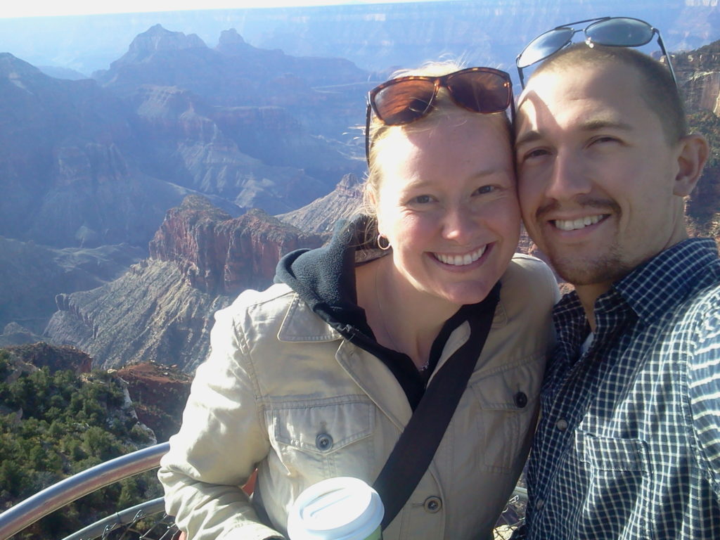 Grand Canyon National Park-North Rim_coffee at overlook