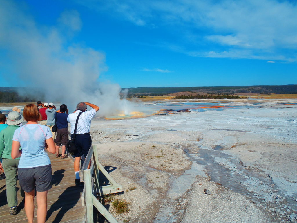 Yellowstone National Park_in line for photo