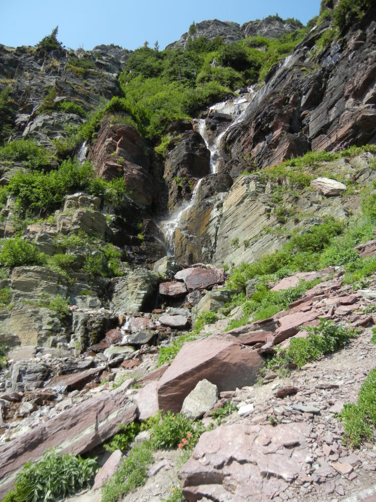 Glacier_Grinnell Glacier steep steps