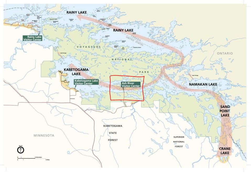 Voyageurs Map